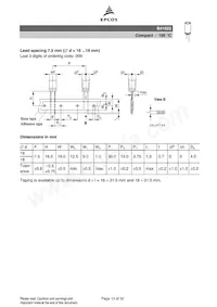 B41022B3476M Datasheet Page 13