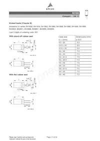 B41022B3476M Datasheet Page 17