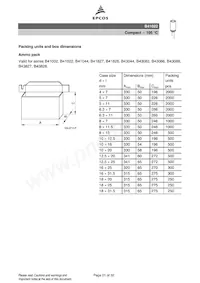 B41022B3476M Datasheet Page 21