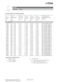 B41252B3159M000 Datasheet Page 14