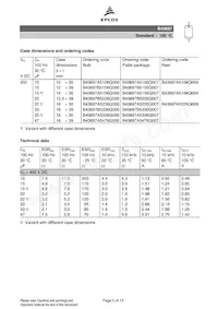 B43697B5336Q7 Datasheet Page 5