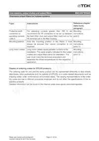 B84143V0390S229 Datasheet Page 21