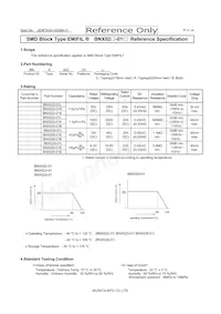 BNX029-01L Datasheet Copertura