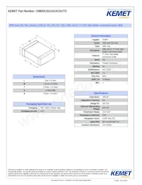 C0805X152JAGACAUTO Datasheet Cover