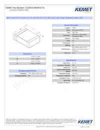 C2220C274KBRAC7800 Datenblatt Cover