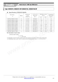 CDRH2D11NP-220NC數據表 頁面 3