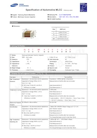 CL21Y106KPQVPNE Datasheet Copertura