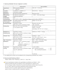 CL32C101JJFNNNE數據表 頁面 2