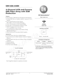 CM1408-04DE Datasheet Cover