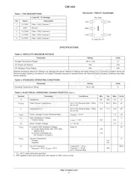CM1484-02S7 Datasheet Page 2