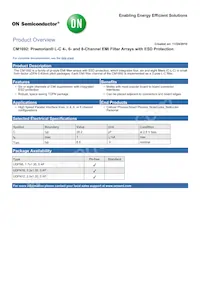 CM1692-04DE Datasheet Cover