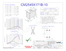 CM2545X171B-10 Datasheet Cover