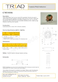 CMT-8106 Datasheet Copertura