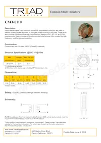 CMT-8110-B Datasheet Copertura
