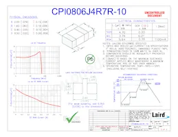 CPI0806J4R7R-10 Datasheet Copertura