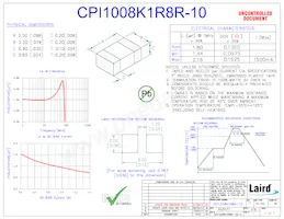 CPI1008K1R8R-10數據表 封面