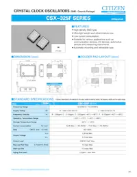 CSX325FHC48.000M-UT Datasheet Cover