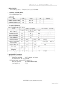 CX1612DB48000D0FPJC1 Datasheet Page 3