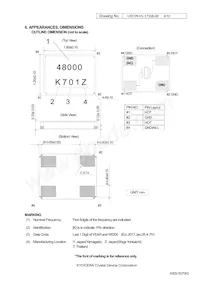 CX1612DB48000D0FPJC1 Datasheet Pagina 4