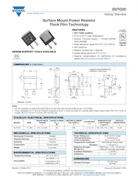 D2TO020CR0320FTE3 Datasheet Cover