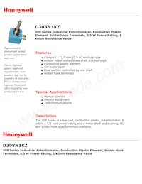 D308N1KZ Datasheet Copertura