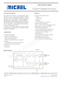 DSC2033FI1-F0025 Datasheet Cover