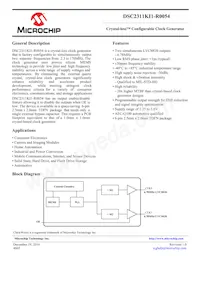 DSC2311KI1-R0054T Datasheet Copertura