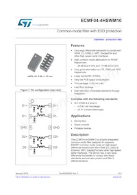 ECMF04-4HSWM10 Datasheet Cover