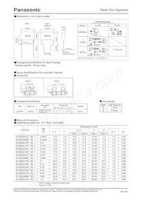 ECQ-E2A474MW Datasheet Page 2