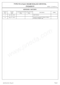 FH2400015 Datasheet Pagina 2