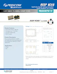 FRSONT019 Datasheet Cover