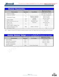 FX5LSBBF120.0 Datasheet Page 3