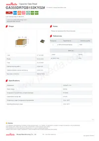 GA355DR7GB153KY02L Datasheet Copertura