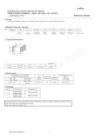 GRM153D80G105ME95D Datasheet Copertura