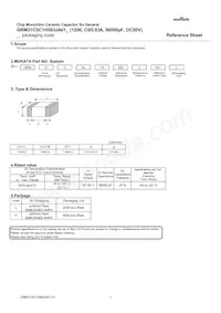 GRM31C5C1H563JA01L Datasheet Copertura