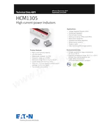 HCM1305-R33-R數據表 封面