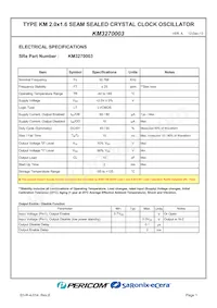 KM3270003 Datasheet Pagina 3