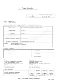 KT2520K26000AAW18TAS Datasheet Cover