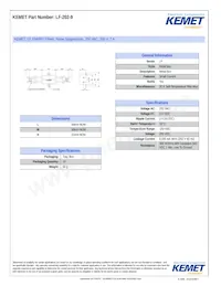 LF-202-9 Datasheet Cover
