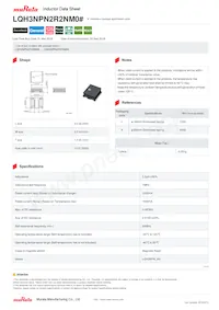 LQH3NPN2R2NM0L Datasheet Copertura