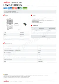 LQW15CNR47K1ZD Datasheet Cover