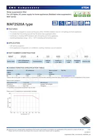 MAF2520ASS600CT000數據表 封面