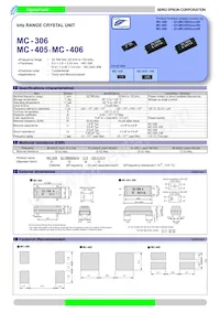 MC-406 307.2000KB-A3:ROHS 데이터 시트 표지