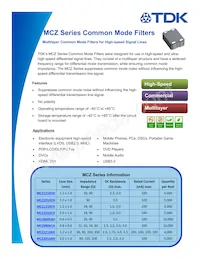 MCZ2010CH900L4TA0G Datasheet Cover