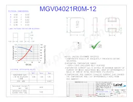 MGV04021R0M-12 데이터 시트 표지