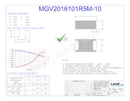 MGV2016101R5M-10 Datasheet Copertura