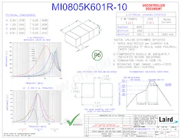 MI0805K601R-10 Datasheet Cover