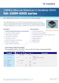 NA-100M-6911 Datasheet Cover