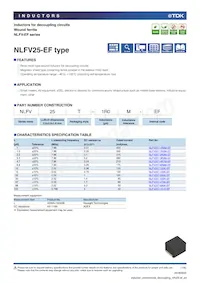 NLFV25T-330K-EF Datasheet Copertura