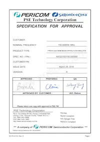 NX3221E0150.000000 Datasheet Cover